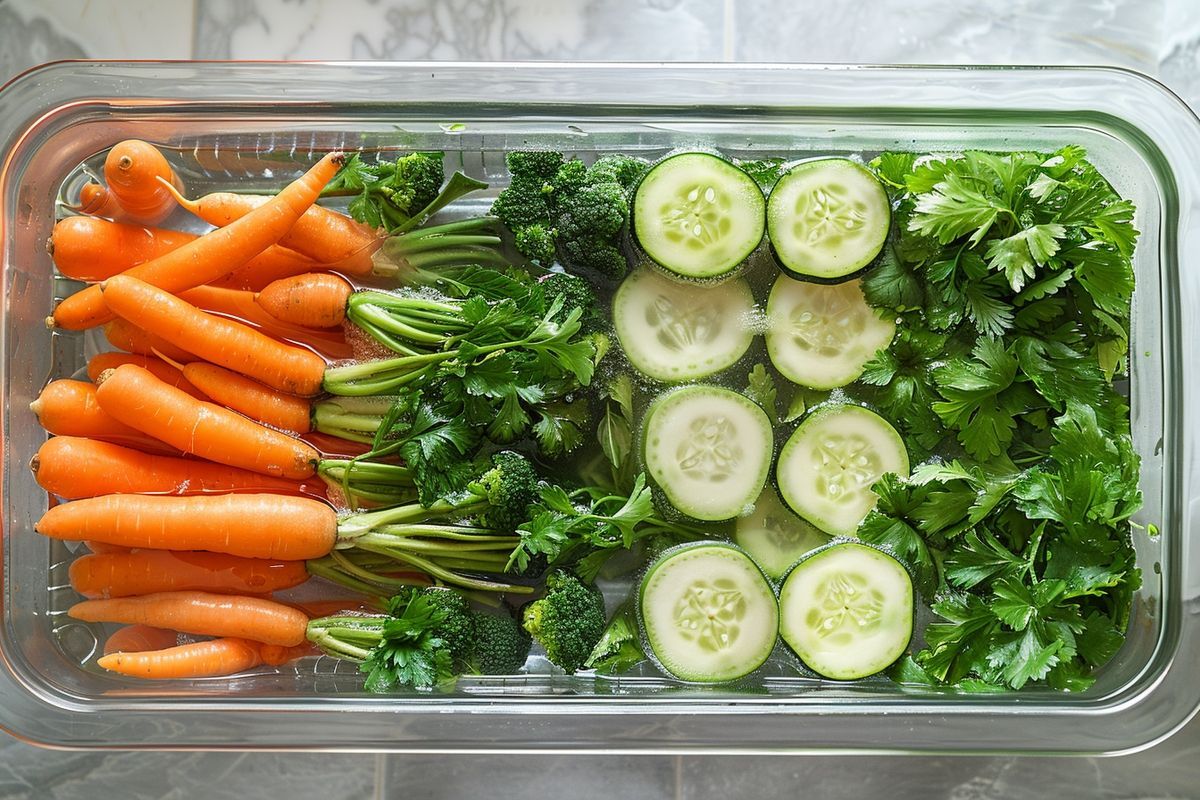 Conseils pour un nettoyage des légumes qui économise de l'eau