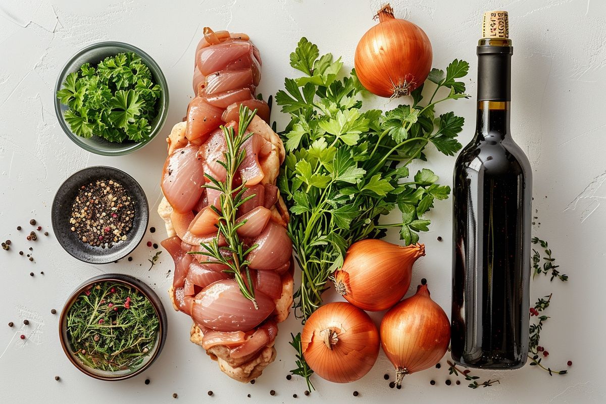 Le poulet à la bourguignonne: un plat réconfortant parfait pour les soirées d'hiver